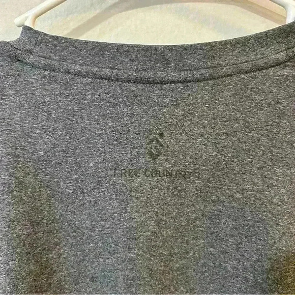 Free County Long Sleeve Grey Thermal Shirt Men’s Size Large - Picture 4 of 4